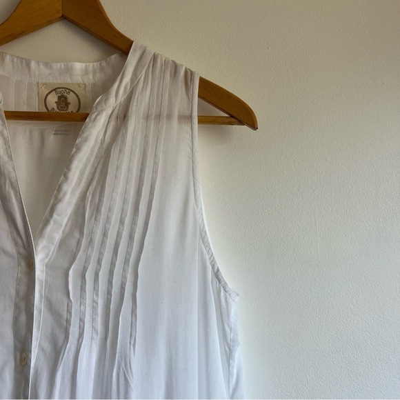 Muche et Muchette Embroidered Cotton Voile Dress in White - Picture 5 of 15